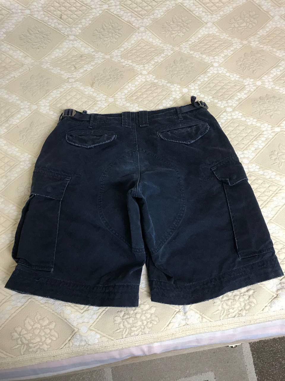 Polo Ralph Lauren 🔥 Polo Ralph Lauren Cargo Shorts Vintage Faded Pockets Y2K Size US 32 / EU 48 - 6 Thumbnail
