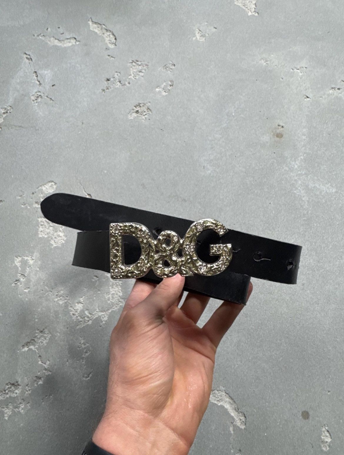 V系 y2k DOLCE&GABBANA レザー 平成 00s スカル ベルト