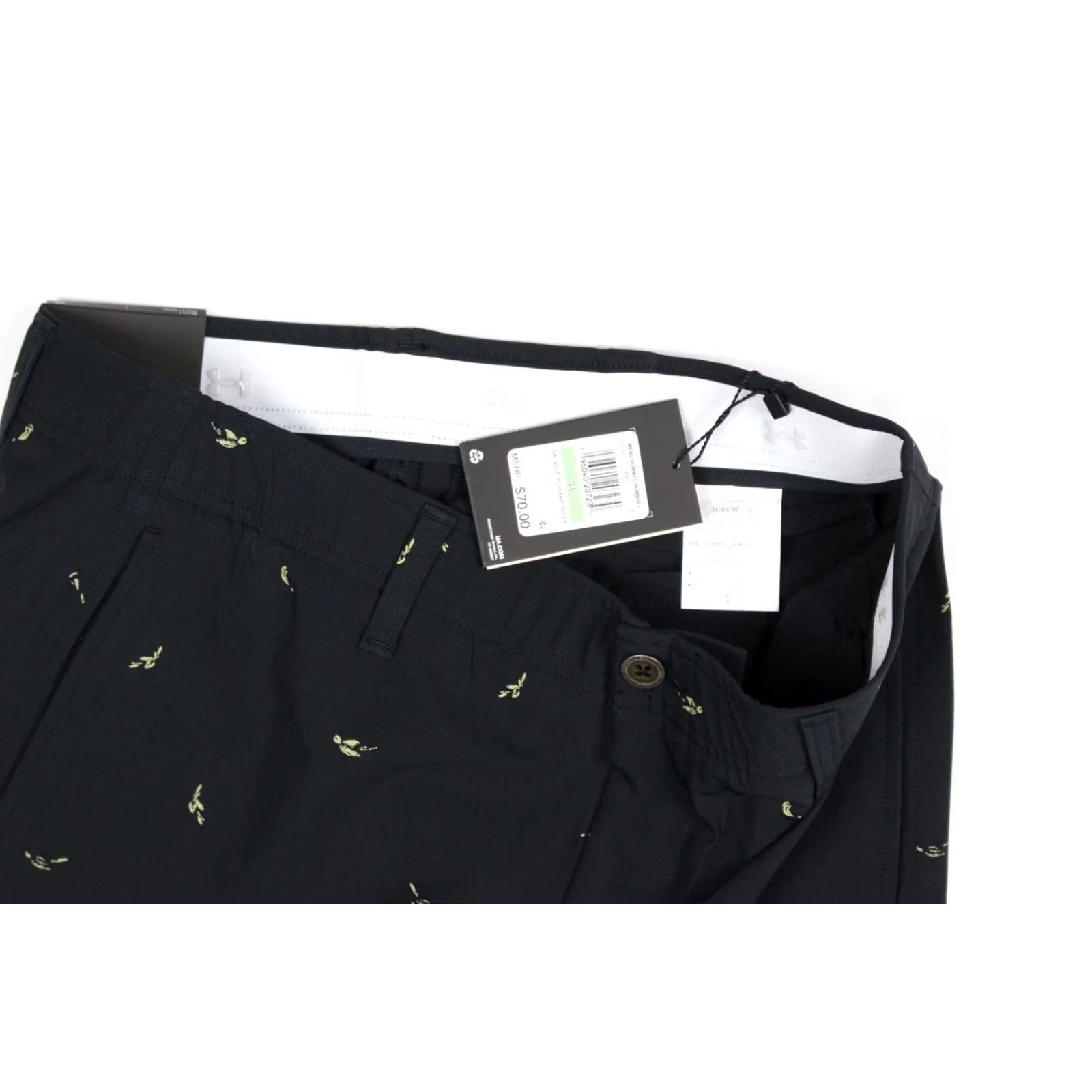 Under Armour Under Armour Men's 10" Golf Printed Shorts Size 34 Fly Fishing Black 1377303 Size US 34 / EU 50 - 4 Thumbnail