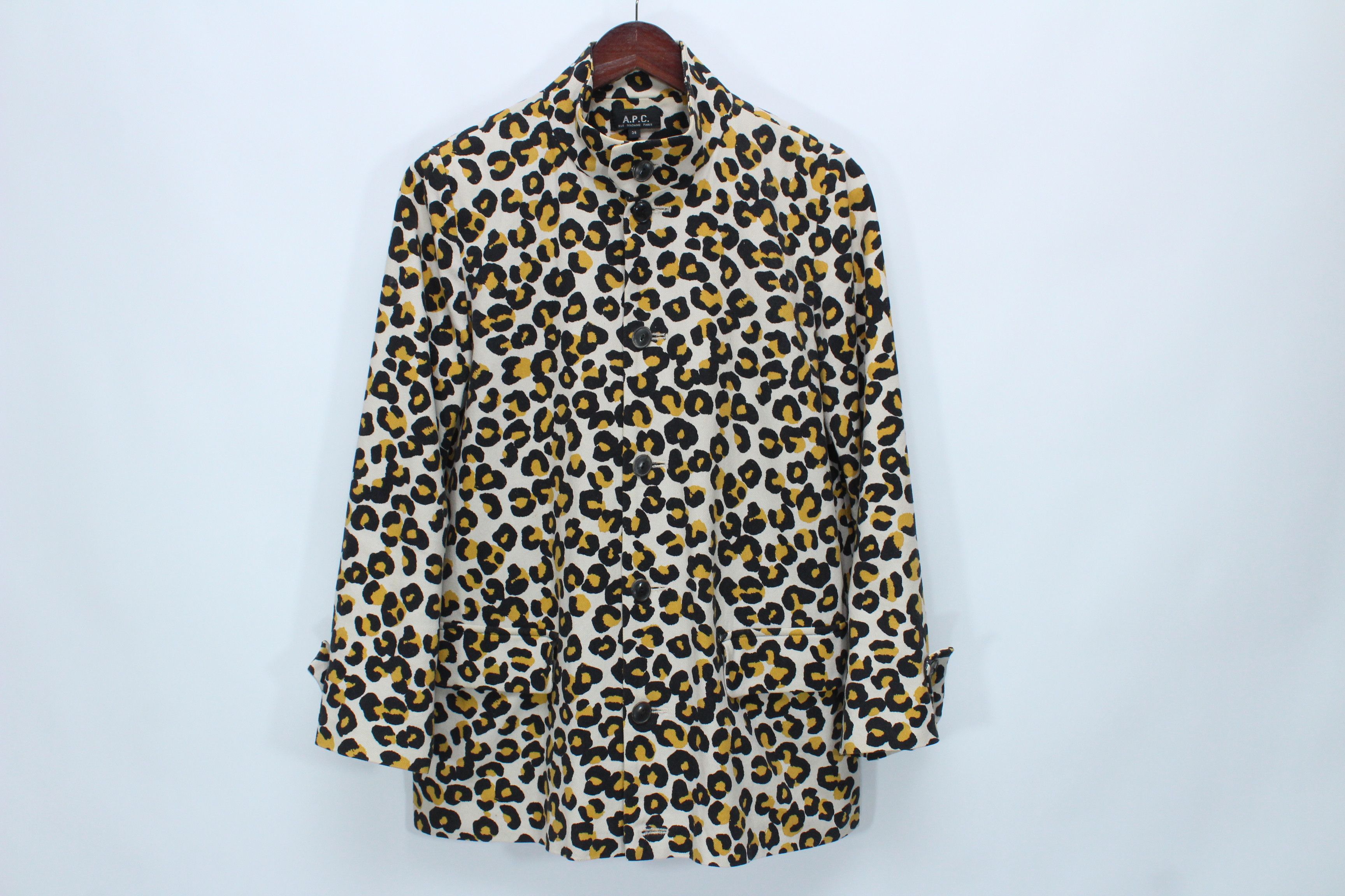 A.P.C. APC Leopard Print Jacket Blazer Size 38 Vintage Size XS / US 0-2 / IT 36-38 - 4 Thumbnail