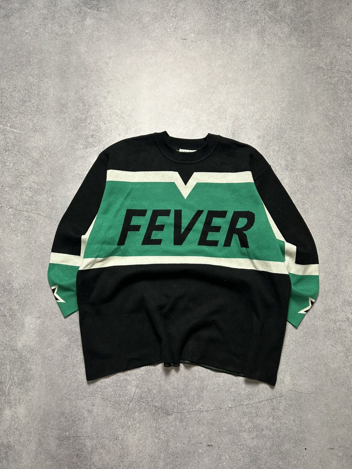 Sandro Sandro Fever Paris Oversized Pullover Sweater Black Green Size S / US 4 / IT 40 - 1 Thumbnail