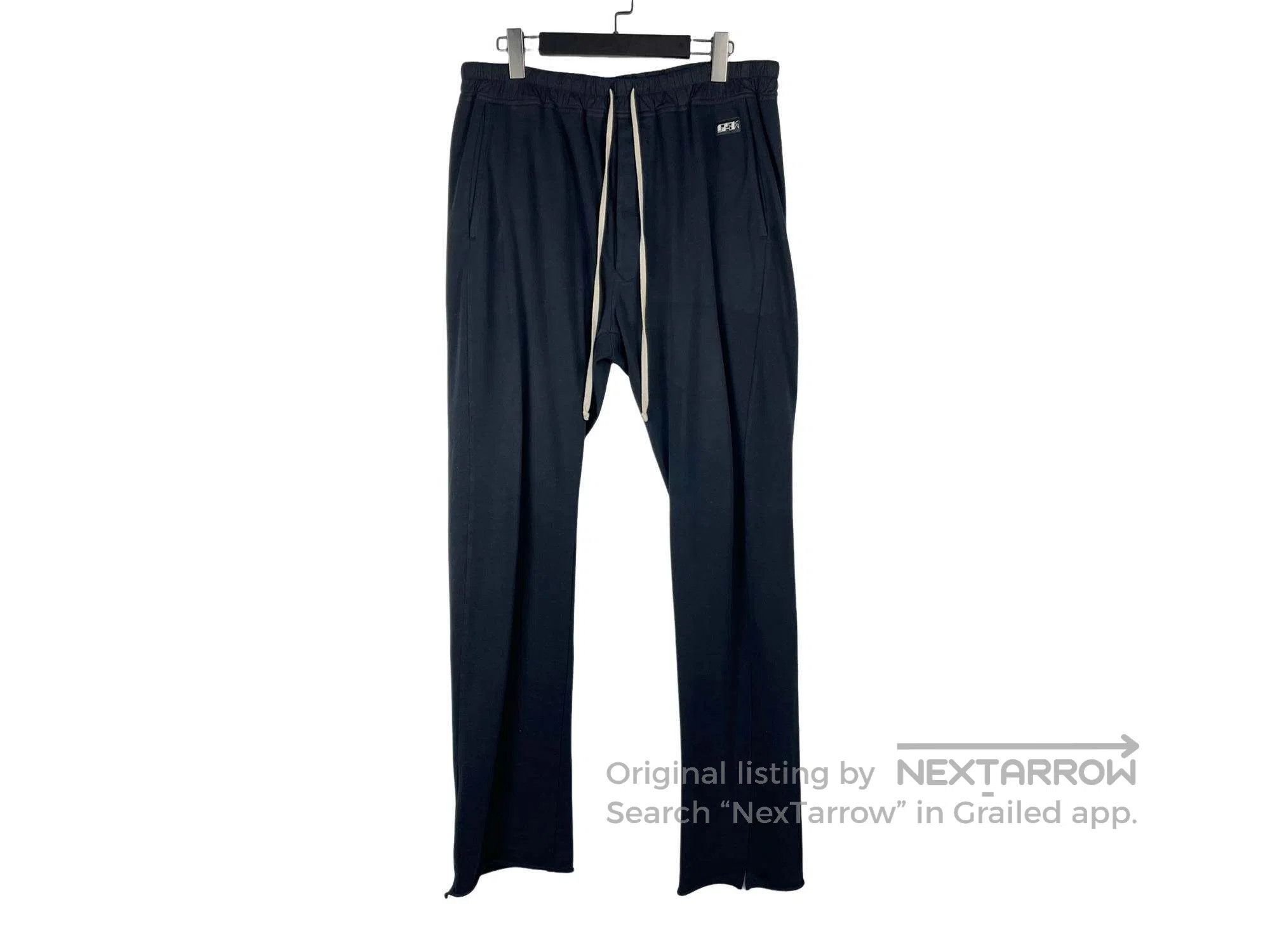 Rick Owens RICK OWENS size M Split Hem Ribbon Long Pants Size US 27 - 1 Thumbnail