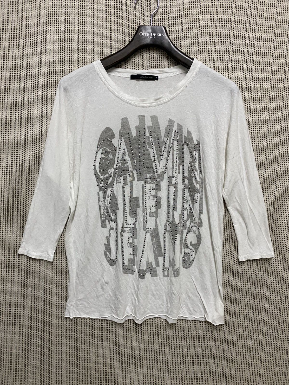 Calvin Klein Calvin klein jeans T shirt long sleeves very rare Size US M / EU 48-50 / 2 - 2 Thumbnail