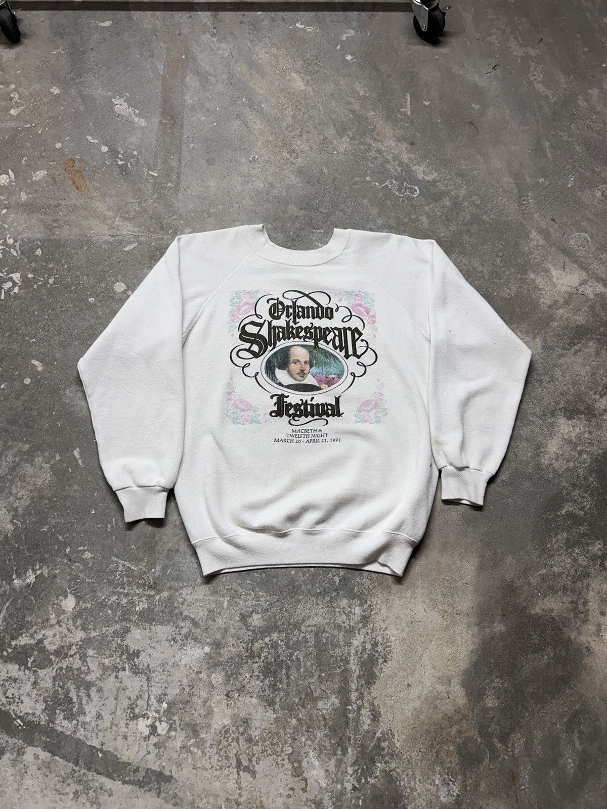 Hanes Vintage 80’s Orlando Shakespeare Festival Sweatshirt Size US M / EU 48-50 / 2 - 1 Thumbnail