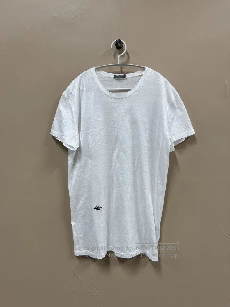 Dior Dior Bee-embroidered round-neck cotton short-sleeved Size US XS / EU 42 / 0 - 1 Thumbnail
