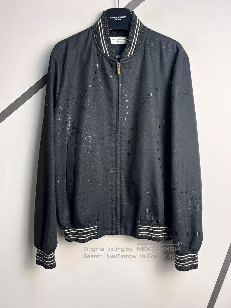 Saint Laurent Paris Saint Laurent Paris Baseball Jacket Jacket Size US M / EU 48-50 / 2 - 1 Thumbnail