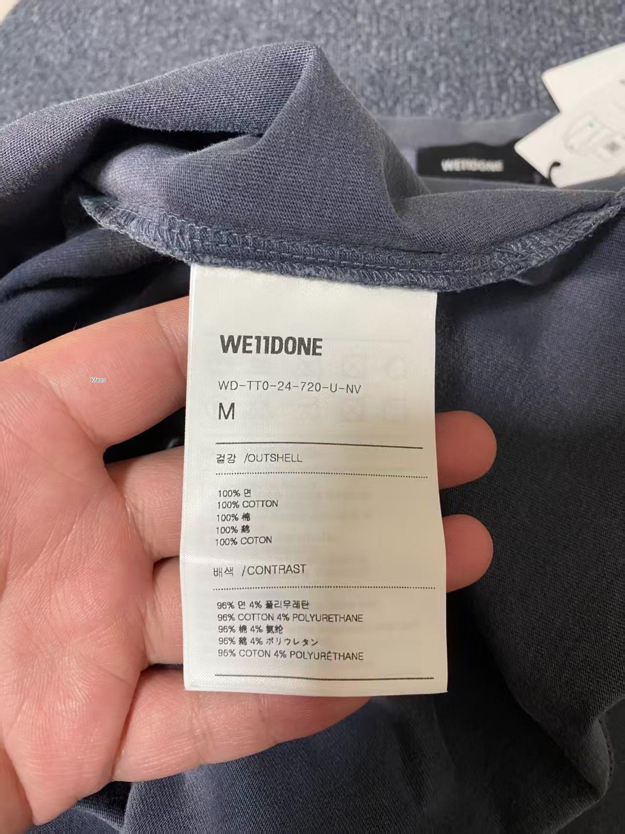 WE11DONE we11done Strange Letter Short Sleeve Size US M / EU 48-50 / 2 - 3 Thumbnail