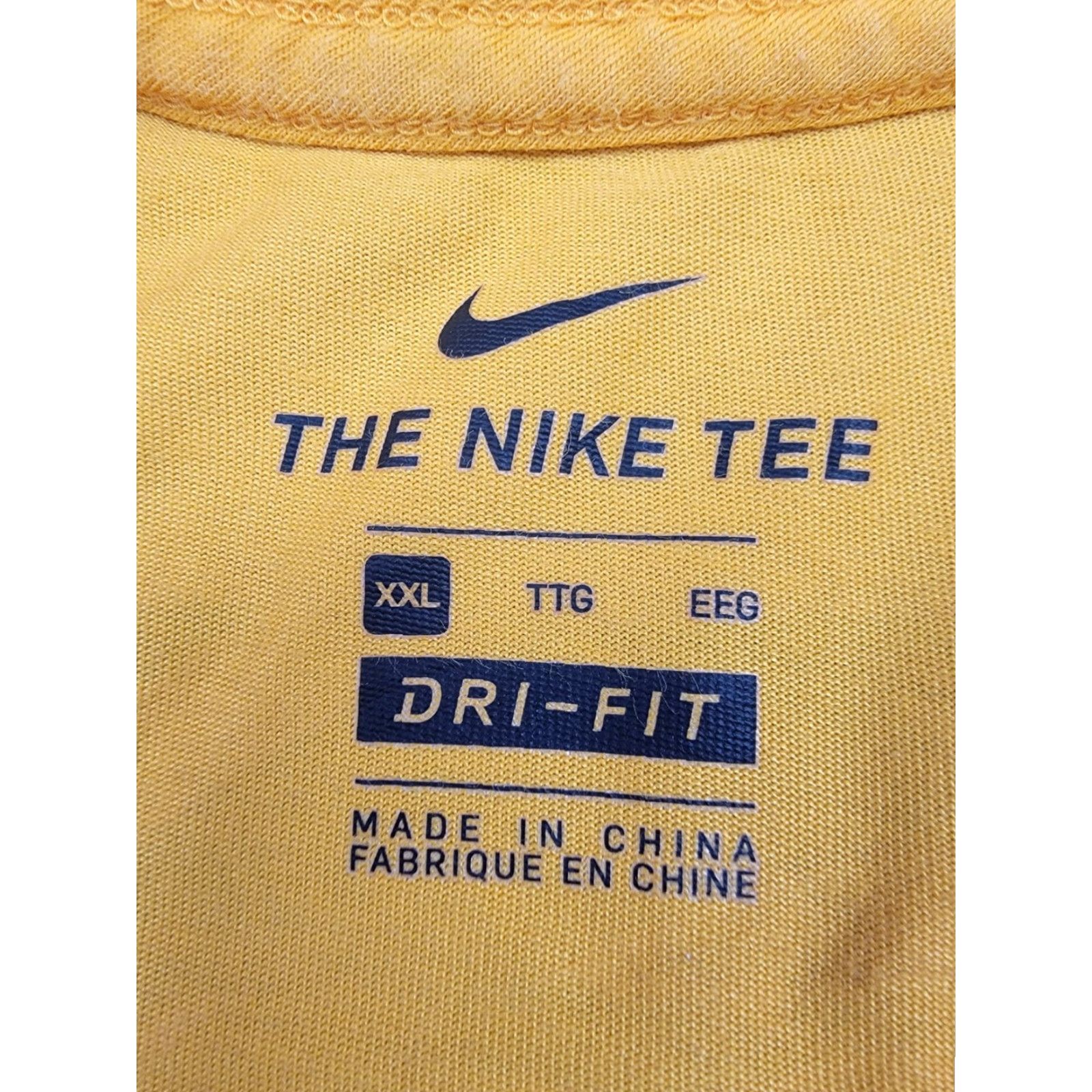Nike Nike Dri-Fit Kyrie Irving Shirt Mens 2XL Yellow Graphic Tee Size US XXL / EU 58 / 5 - 2 Thumbnail