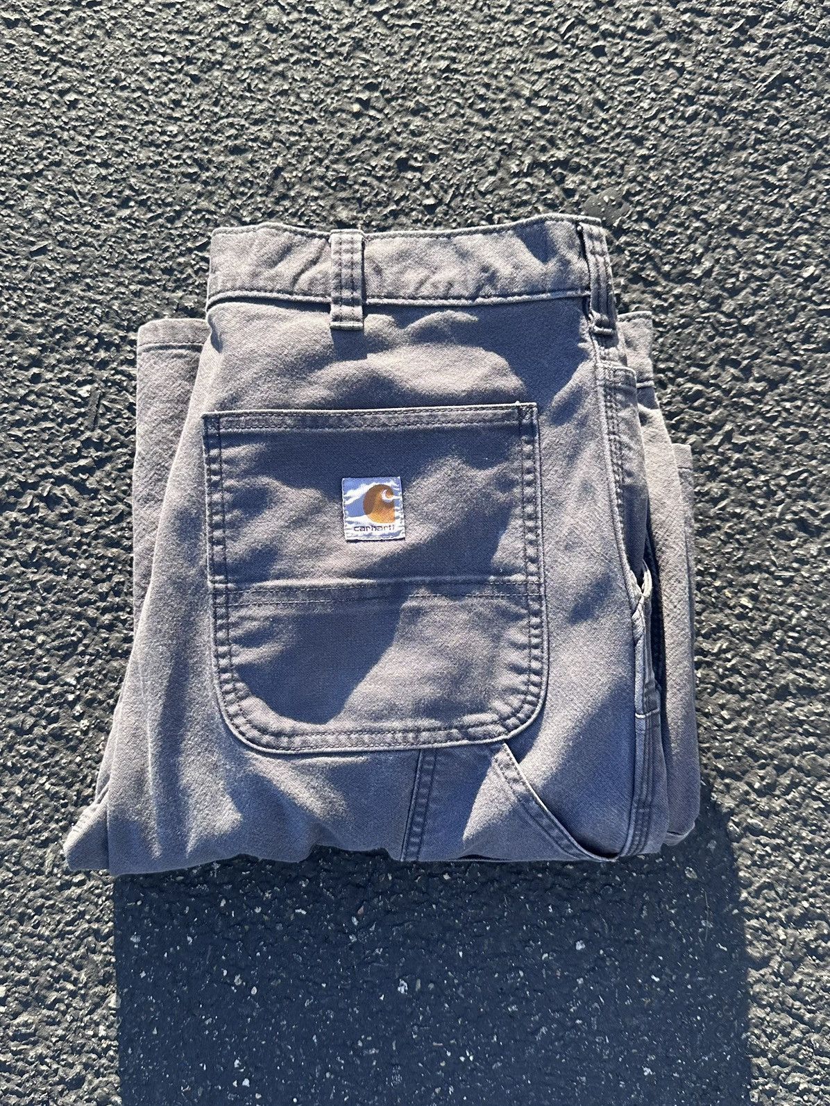 Carhartt Carhartt double knee relaxed grey pants size 38 x 30 Size US 38 / EU 54 - 6 Thumbnail