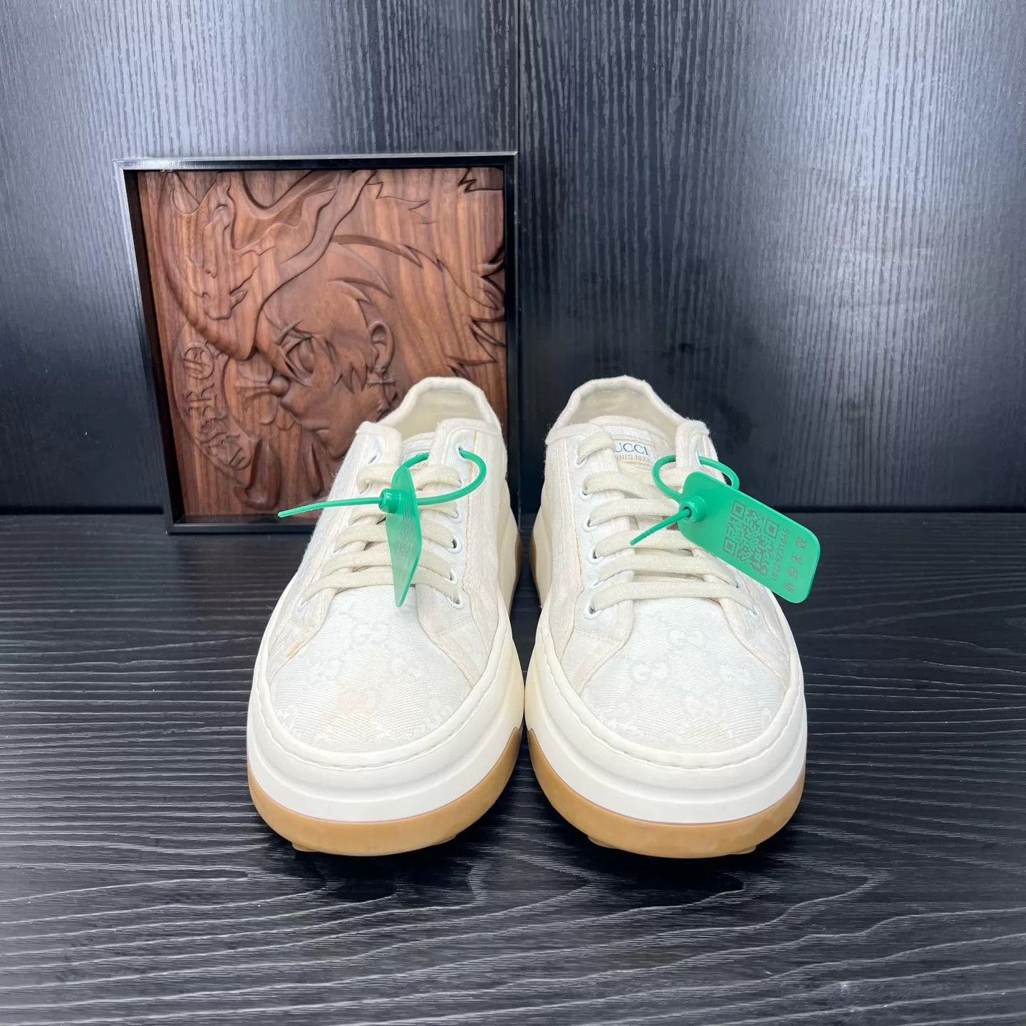 Gucci Gucci Canvas Full Print Thick Sole Sneaker US7.5 (41.5) Size US 8.5 / EU 41-42 - 4 Thumbnail