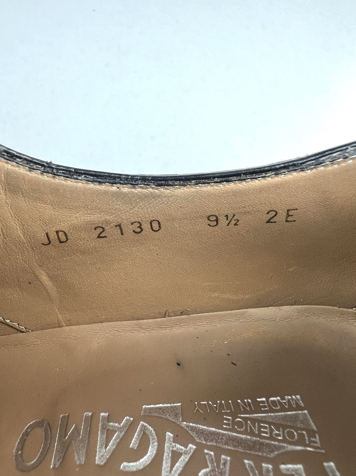 Salvatore Ferragamo SALVATORE FERRAGAMO Leather Oxfords Shoes Black/Blue Men’s Size US 10.5 / EU 43-44 - 19 Thumbnail