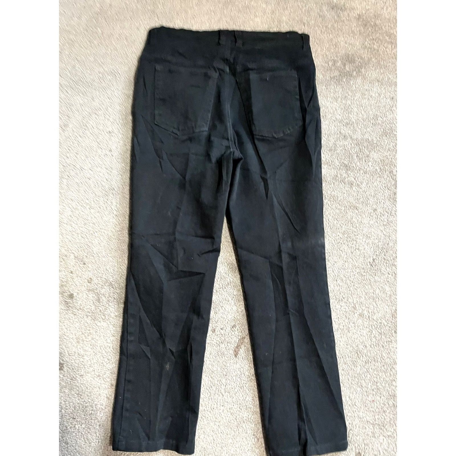 Gloria Vanderbilt VINTAGE Gloria Vanderbilt Jeans Amanda Denim Black 6P Women’s Jeans Amanda Straight Size 6P Girls? Size 28" / US 6 / IT 42 - 3 Thumbnail