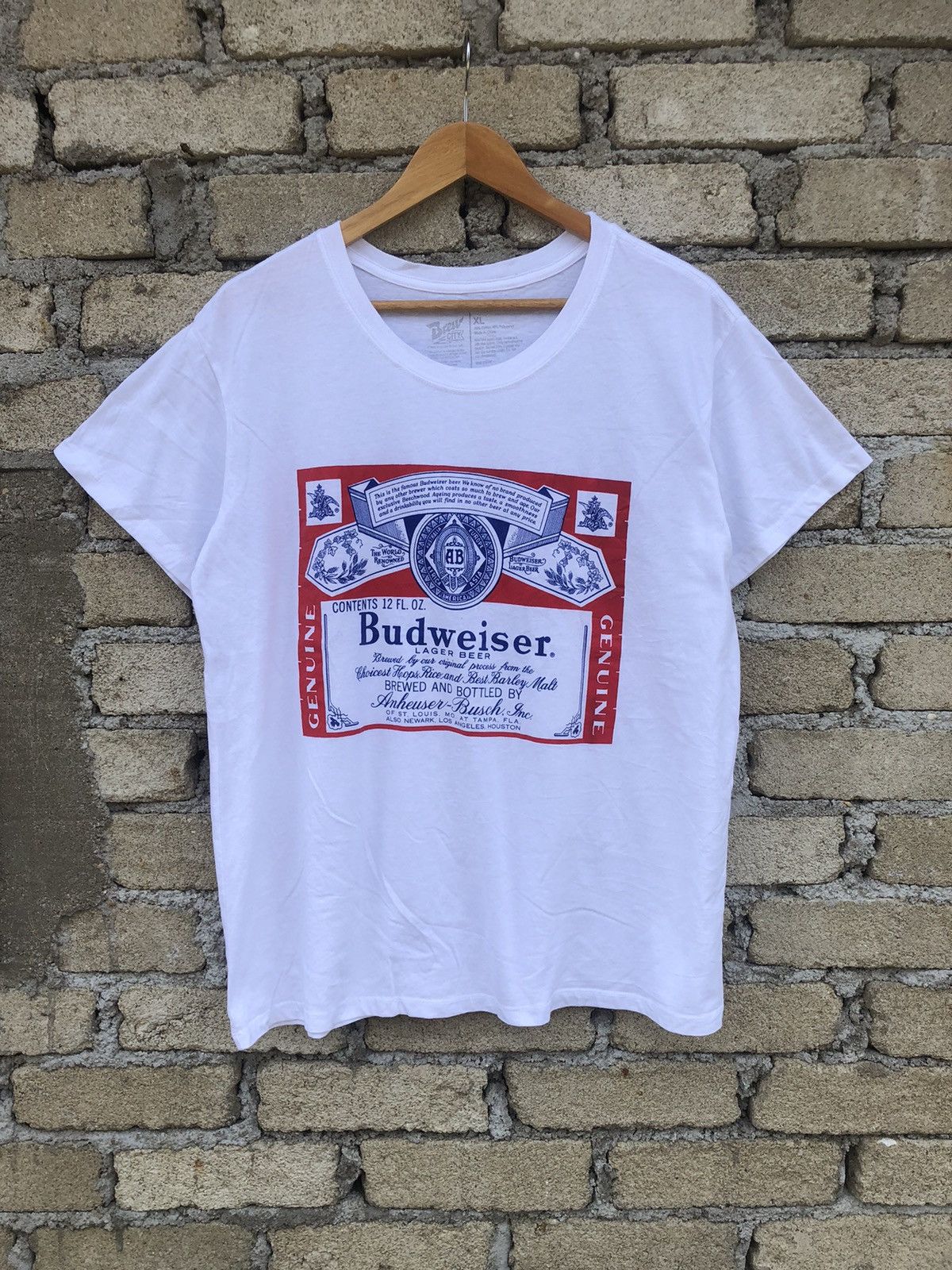 Budweiser Big Logo Brew City Budweiser Tshirts Size US XL / EU 56 / 4 - 1 Thumbnail