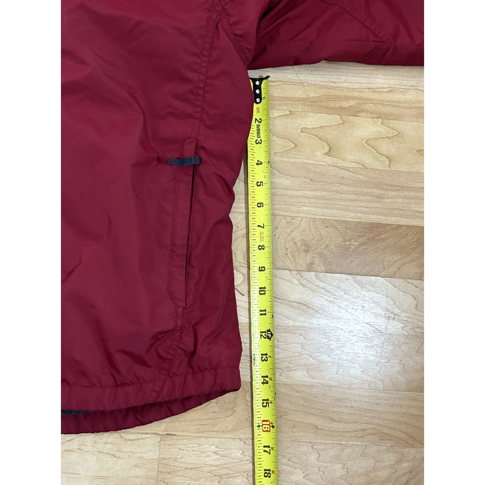 Vintage Columbia Jacket Womens L Red Fleece Lined Full Zip Size L / US 10 / IT 46 - 3 Thumbnail