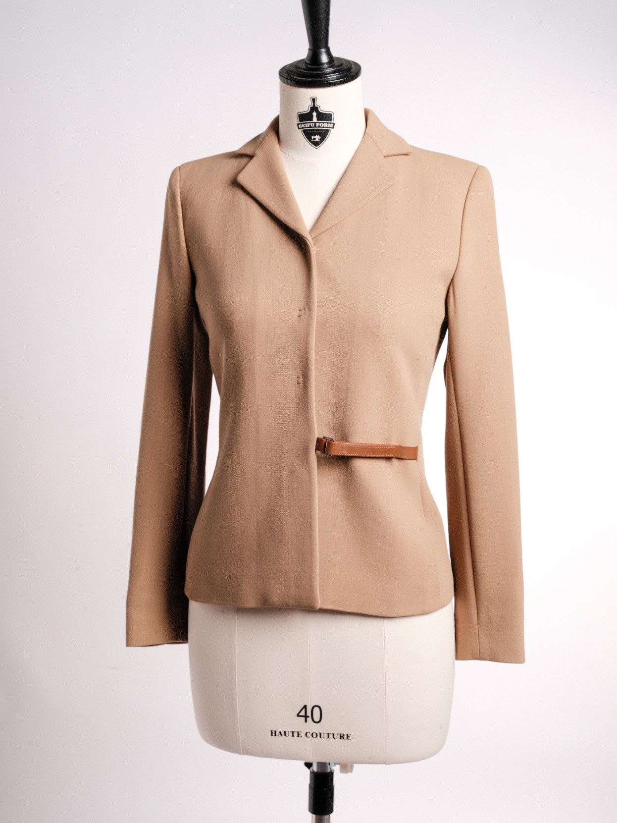 Prada Prada FW 1999 Buckle Strap Wool Jacket Size XS / US 0-2 / IT 36-38 - 2 Thumbnail