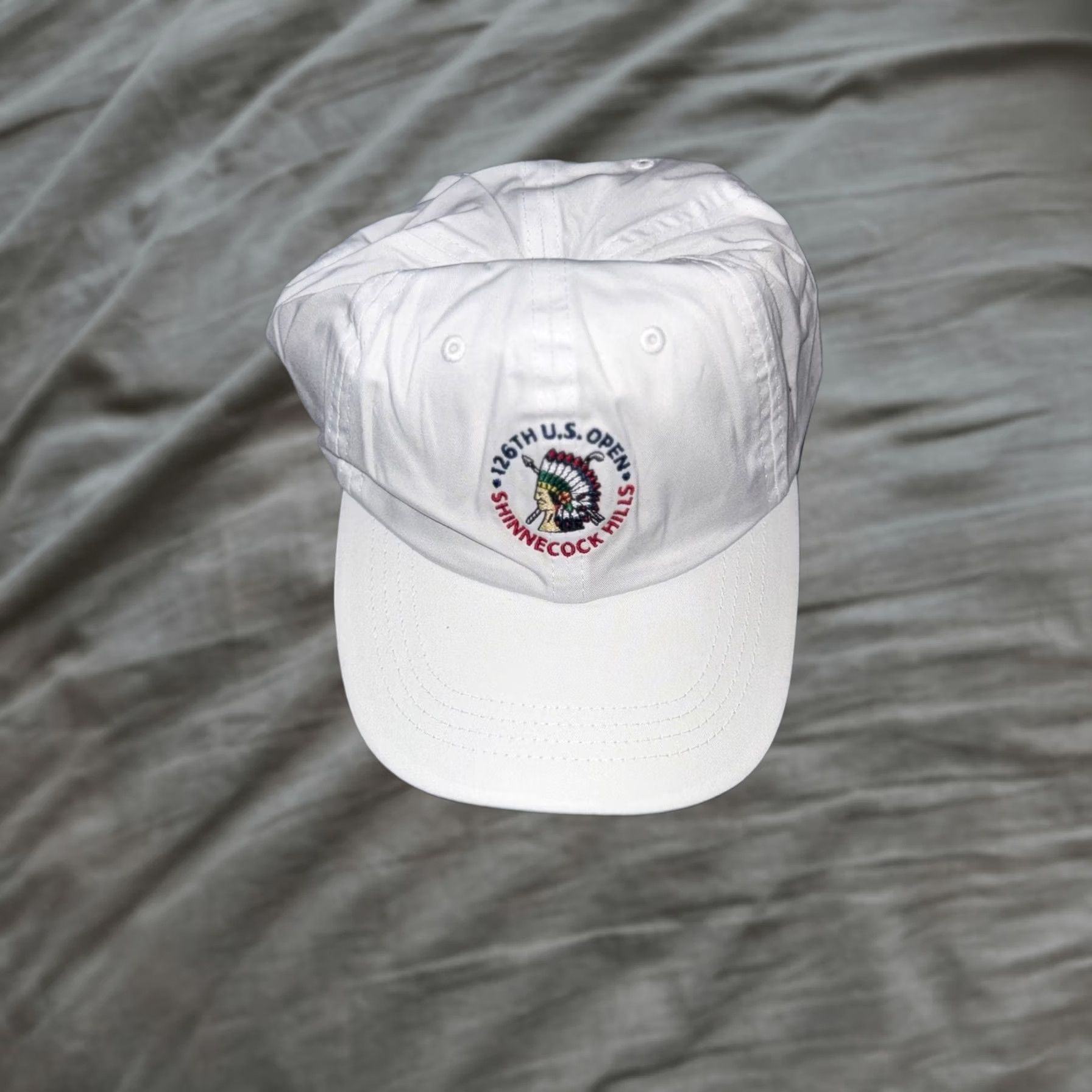 Peter Millar Shinnecock Hills Golf Club Hat Peter Millar USGA US Open White Shirt Size ONE SIZE - 1 Thumbnail