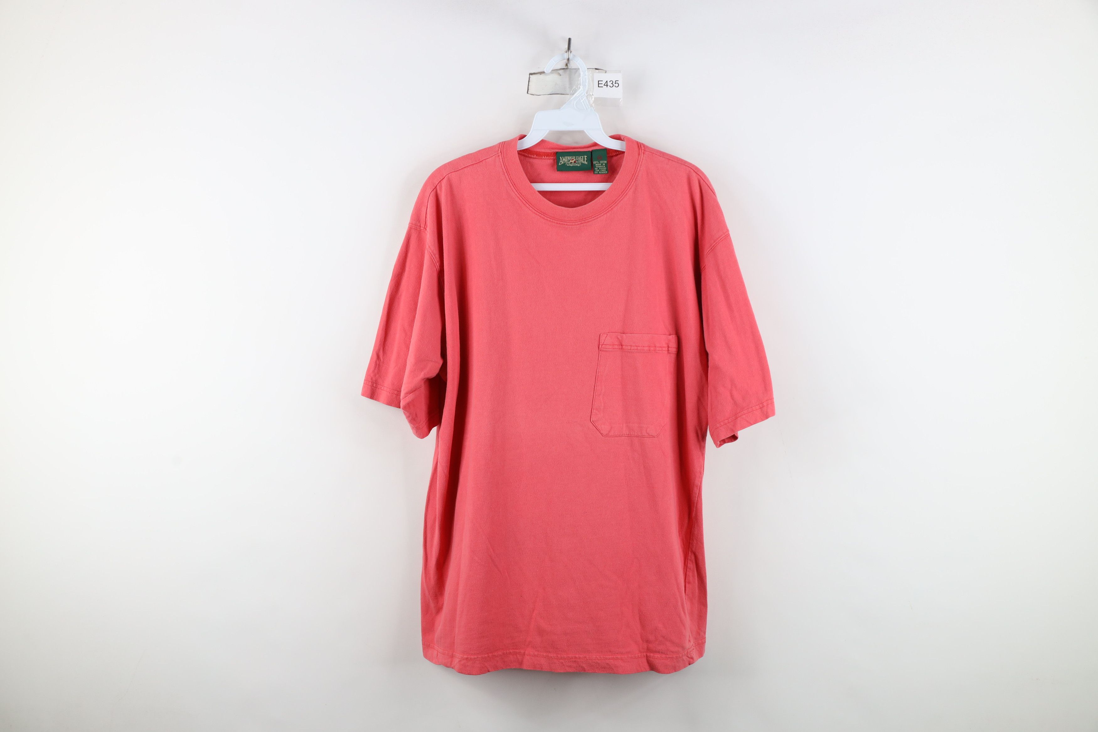 American Eagle Outfitters Vintage 90s American Eagle Outfitters Cotton T-Shirt Pink Size US M / EU 48-50 / 2 - 1 Thumbnail