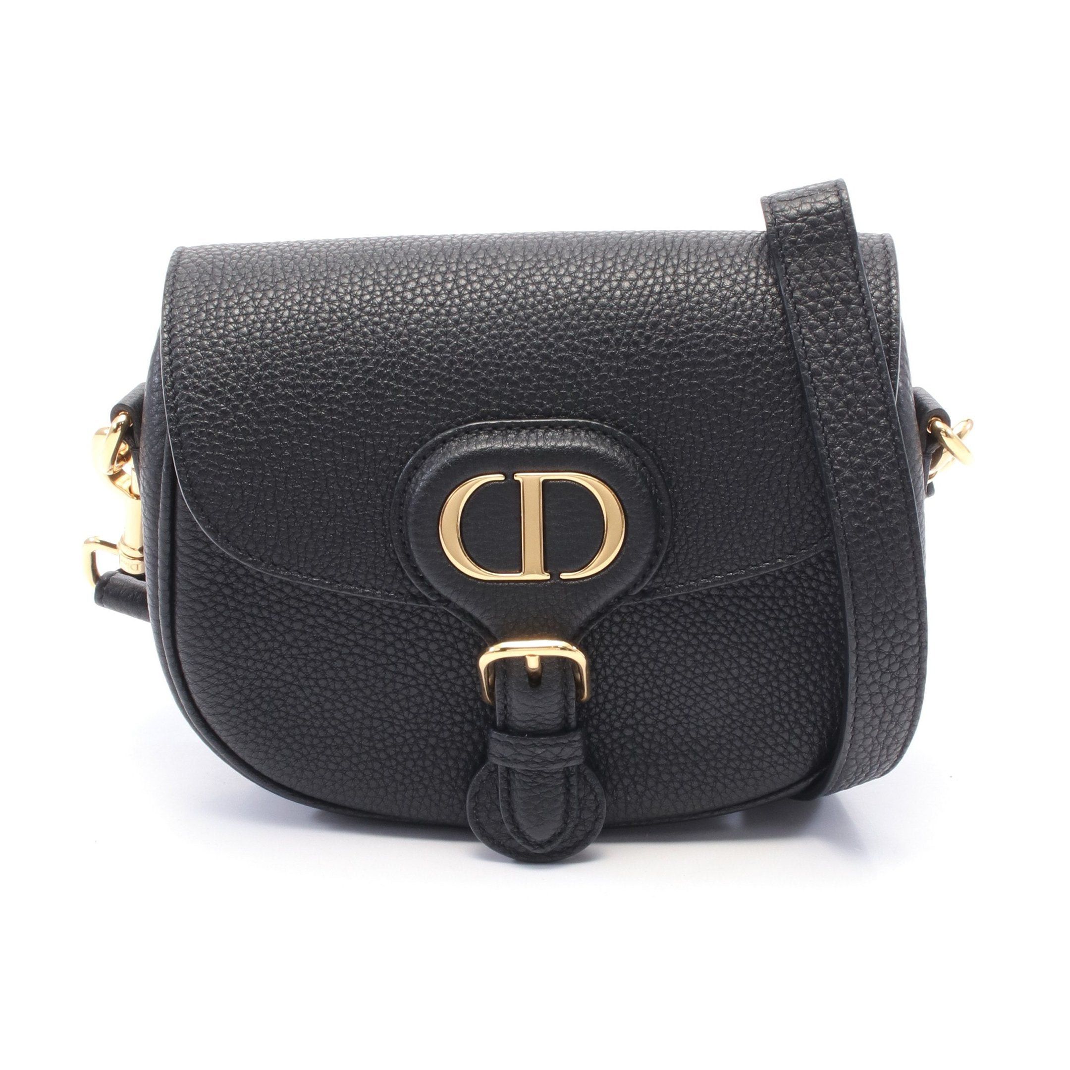Dior Bobby Small Shoulder Bag Leather Black, Women's