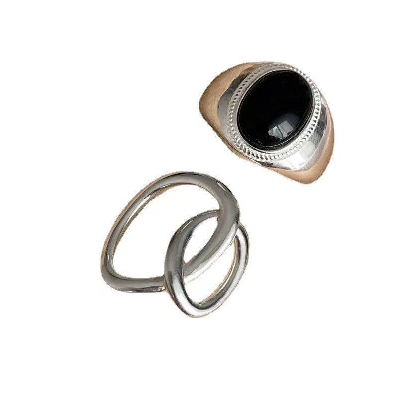 Jewelry New Trend Jewelry Rings Open Size Chrome Ring (Size 7-13) Size ONE SIZE - 5 Thumbnail