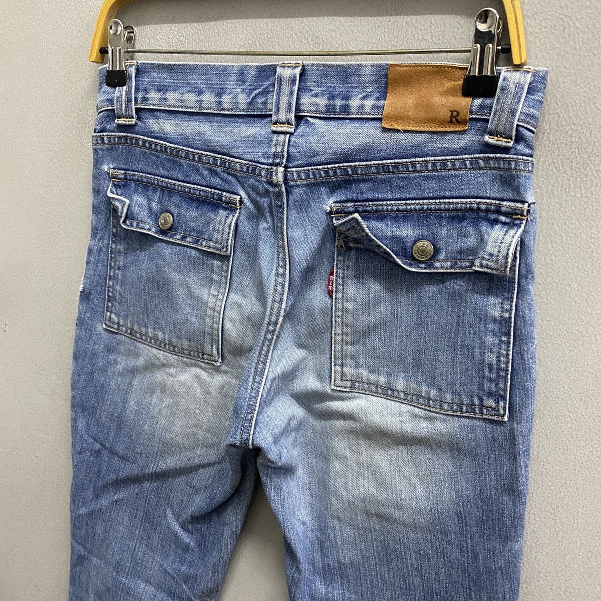 Japanese Brand Japanese Brand Works n&m Bushpants Distressed Denim Size US 28 / EU 44 - 11 Thumbnail
