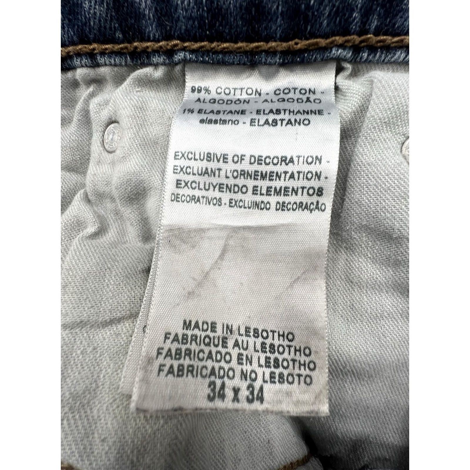 Levi's Levi's Jeans Men Relaxed Fit Distressed 5-Pocket Denim Blue Size 34x32 Regular 34in Inseam Workwear Vintage: No Size US 34 / EU 50 - 5 Thumbnail