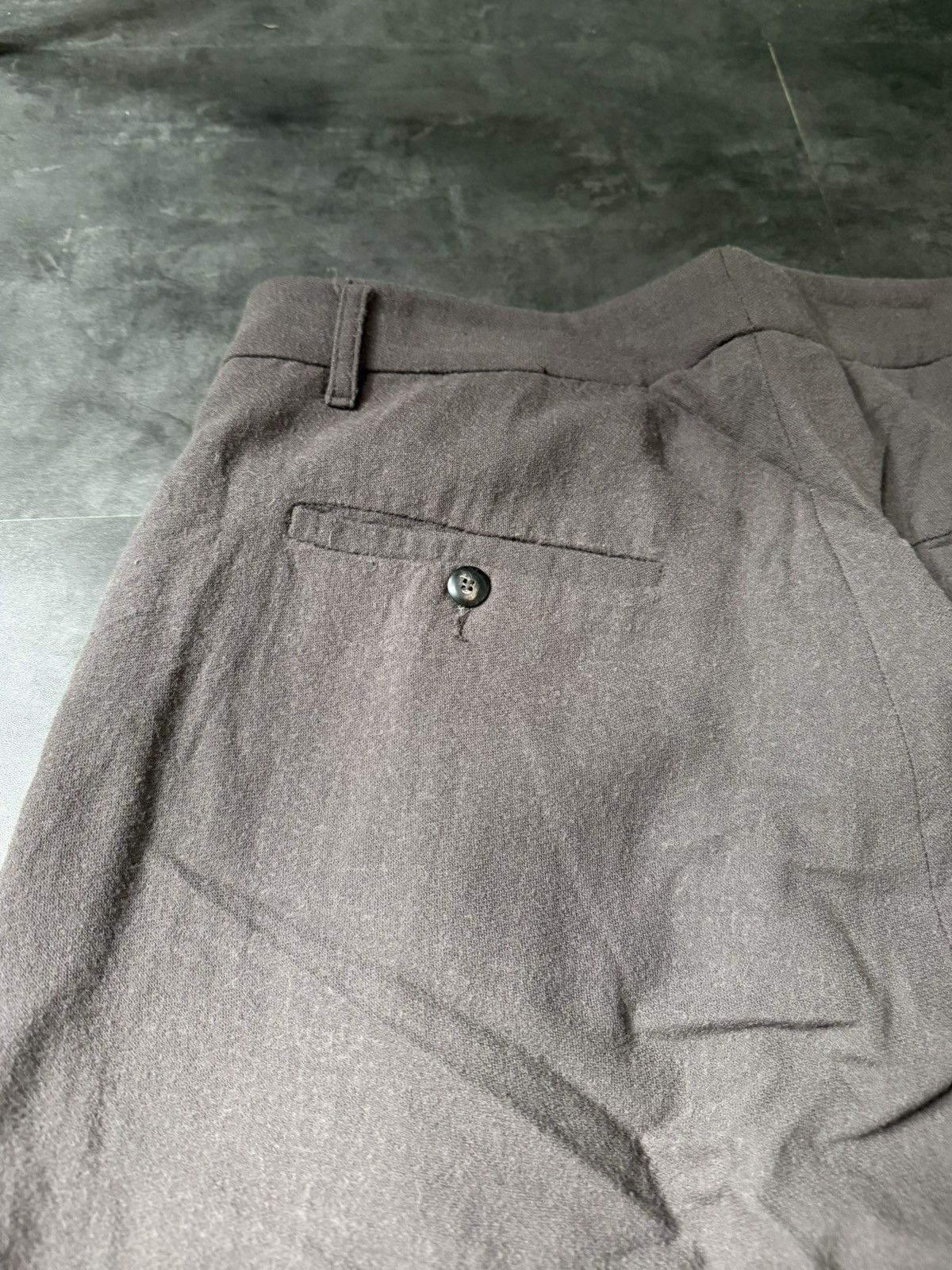 Rick Owens F/W 10 "GLEAM" Cropped Pleated Runway Wool Pants Size US 32 / EU 48 - 9 Thumbnail