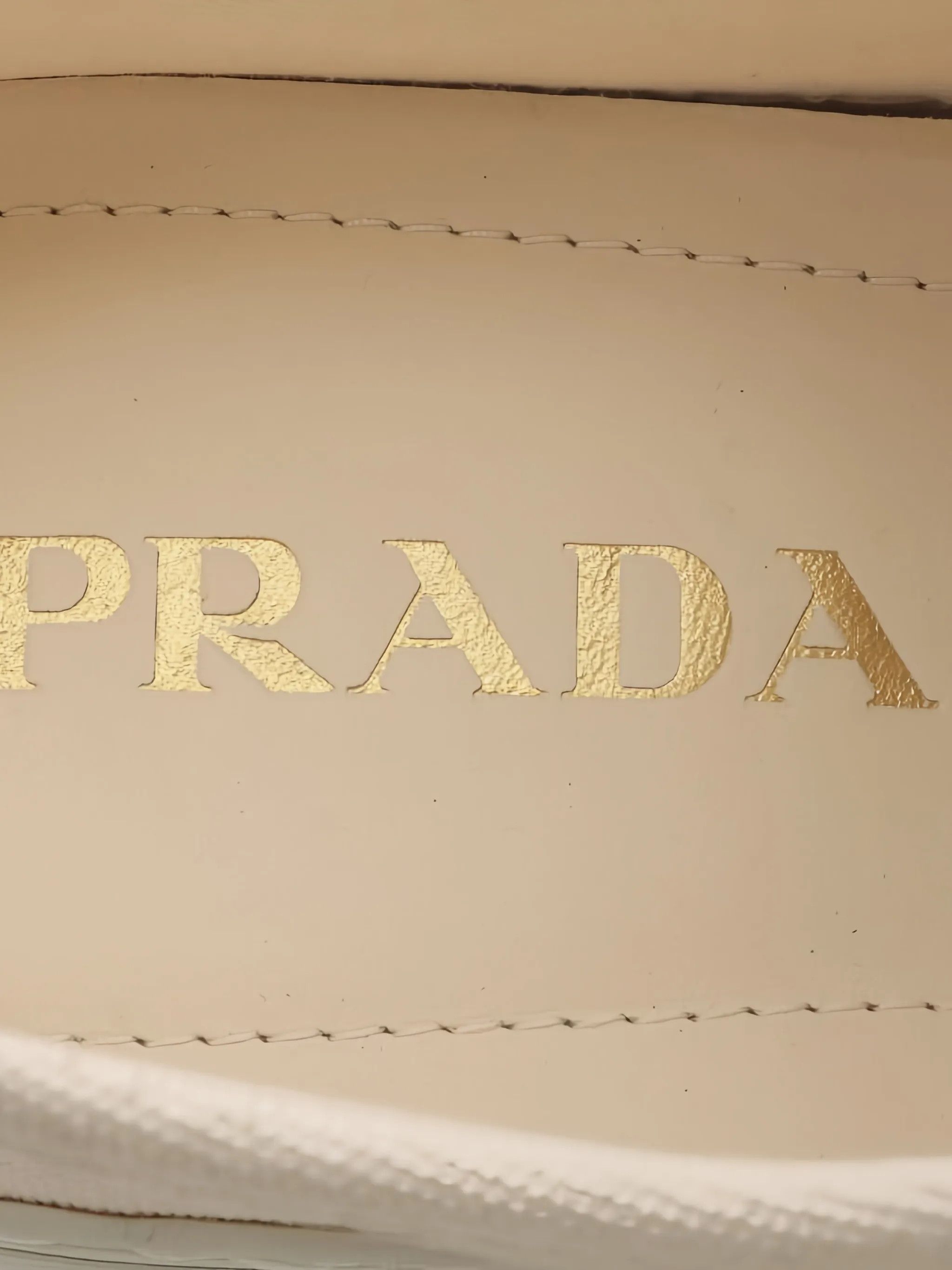 Prada o1mt1gz0526 Triangle-Logo Canvas Sneakers in Light Beige Size US 8 / EU 41 - 6 Thumbnail