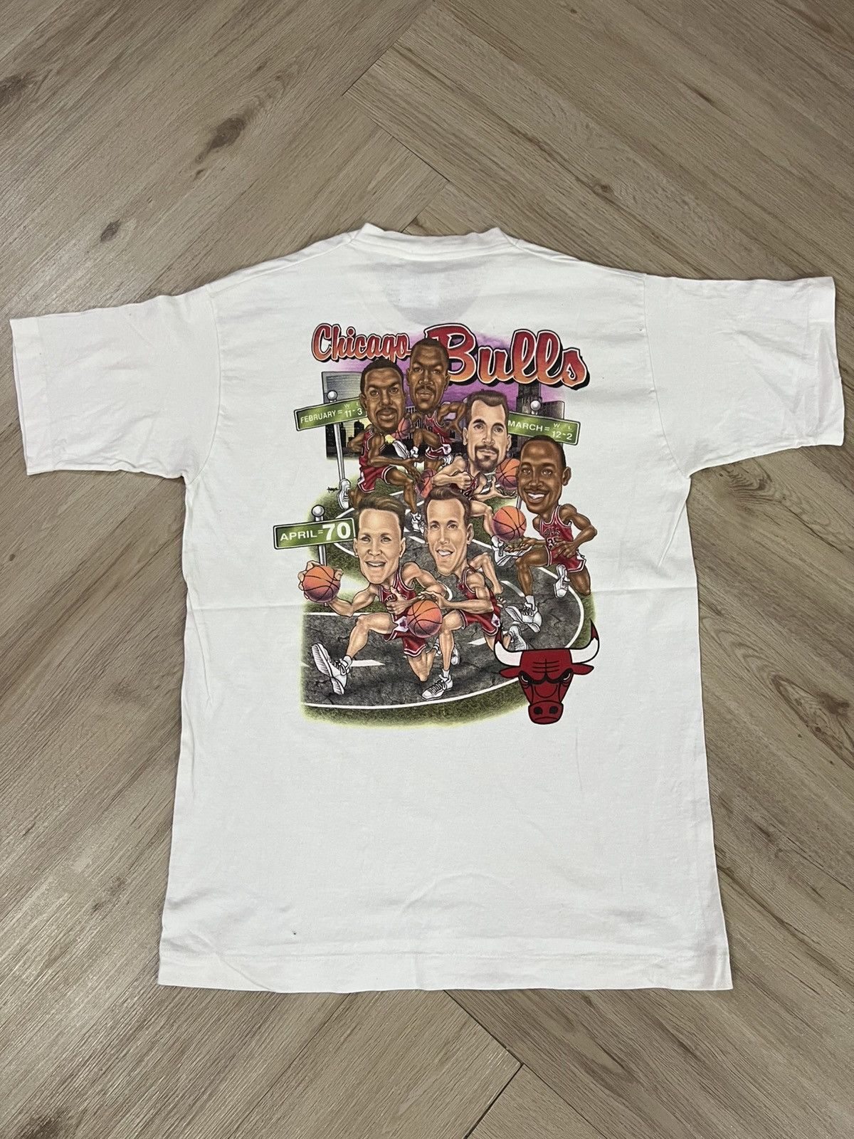 NBA × Pro Player Vintage Chicago Bulls 70 Wins 90s Shirt Size US M / EU 48-50 / 2 - 2 Thumbnail