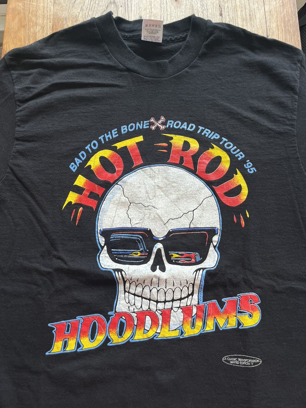 Vintage Vintage HOT ROD Bad to the Bone Road Trip Tour 95’s HoodLums Size US M / EU 48-50 / 2 - 4 Thumbnail