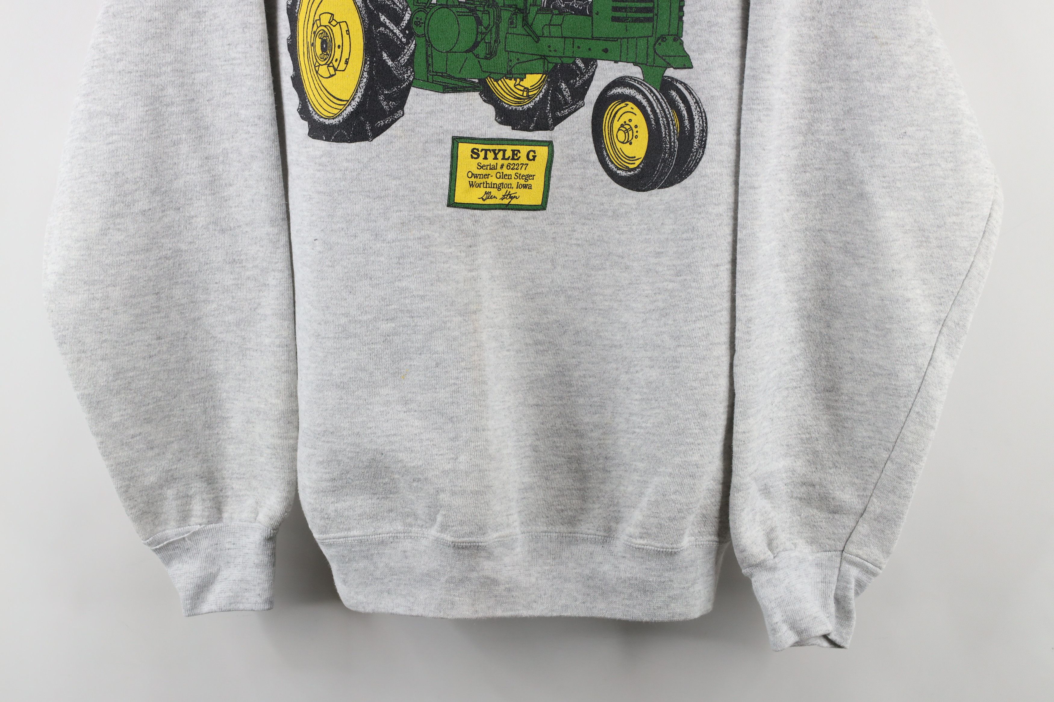Vintage Vintage 90s John Deere Tractors Out Style G Sweatshirt USA Size US L / EU 52-54 / 3 - 3 Thumbnail