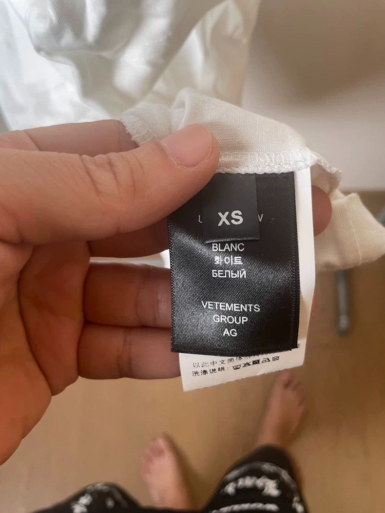 Vetements Vetements Brand Printed T-Shirt, Size XS Size US XS / EU 42 / 0 - 4 Thumbnail
