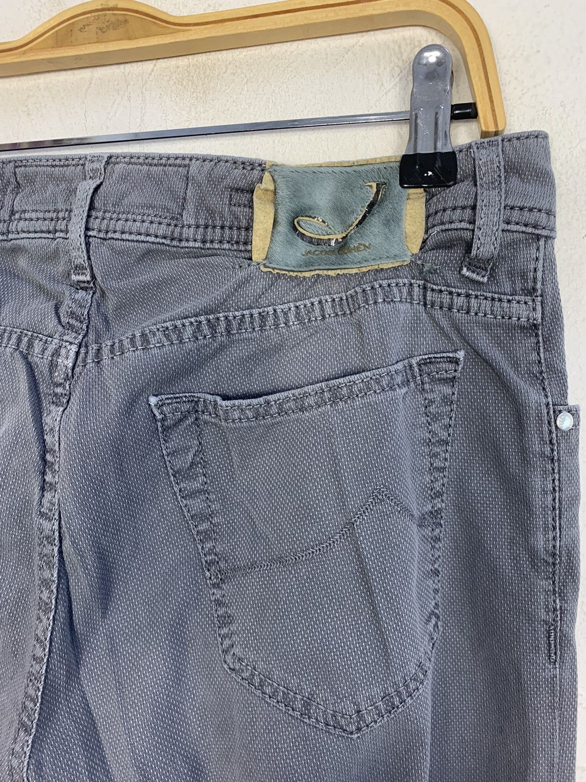 Jacob Cohen Jacob Cohen Italy Handmade Luxury Grey Jeans Straight Cut Size US 30 / EU 46 - 8 Thumbnail
