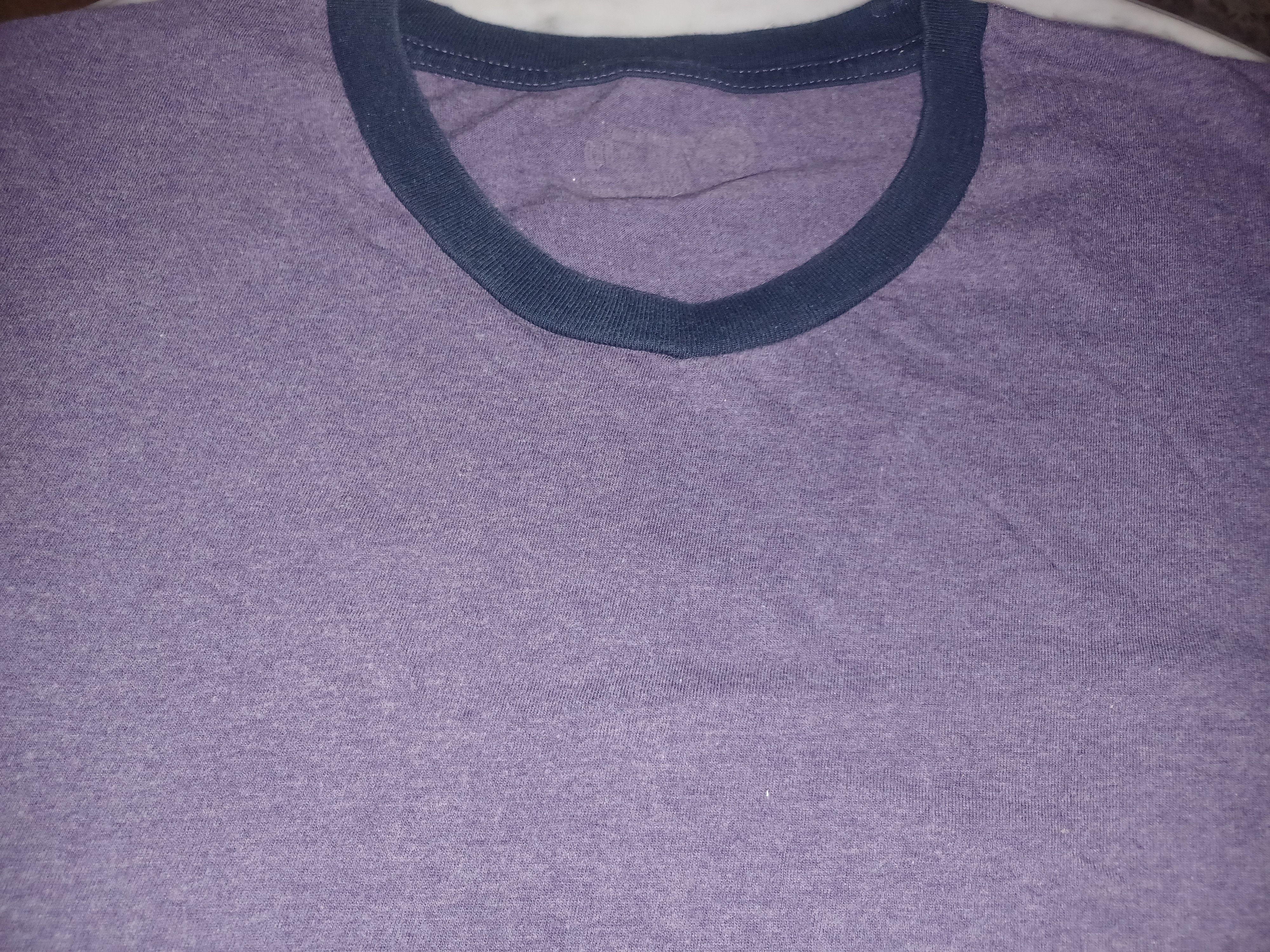 Other Old Navy Men's Tee XXL Solid Purple with Navy Trim Size US XXL / EU 58 / 5 - 4 Thumbnail