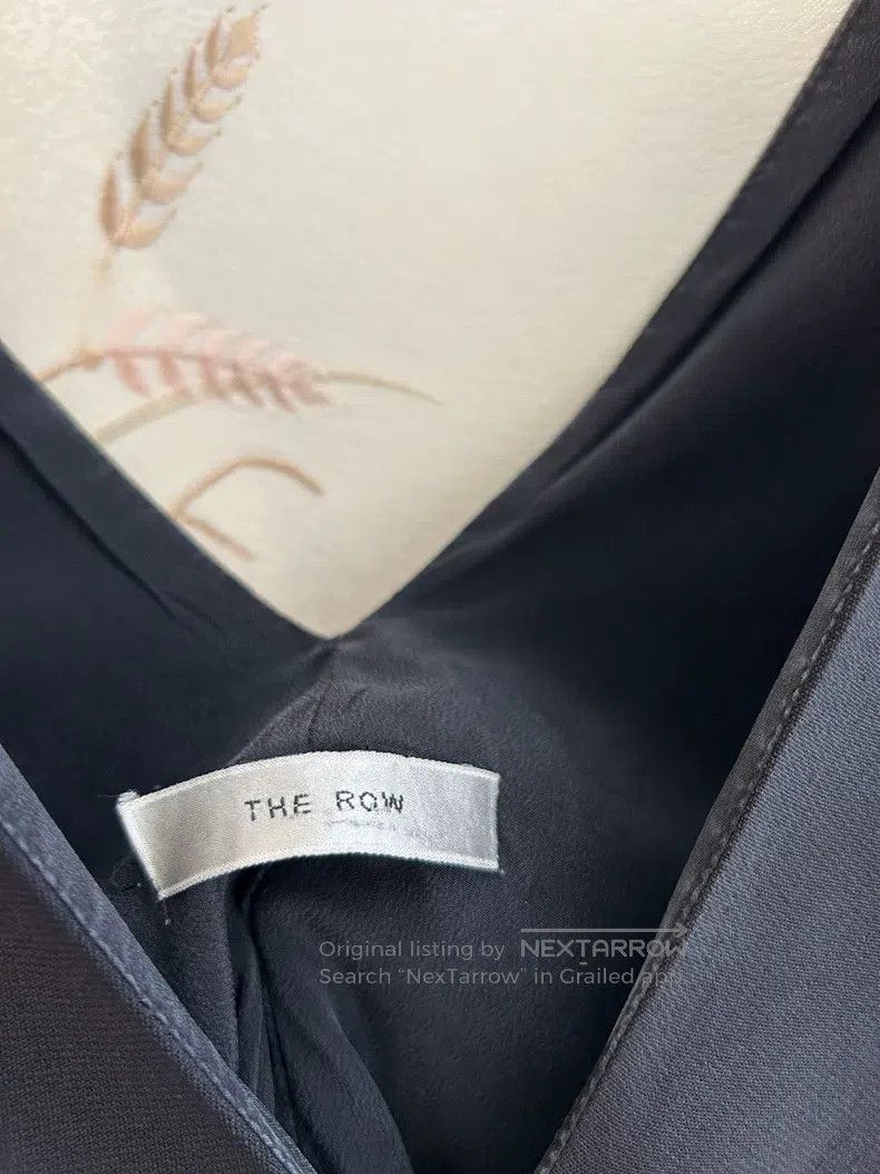 The Row The row Black V-neck dress Size S / US 4 / IT 40 - 3 Thumbnail