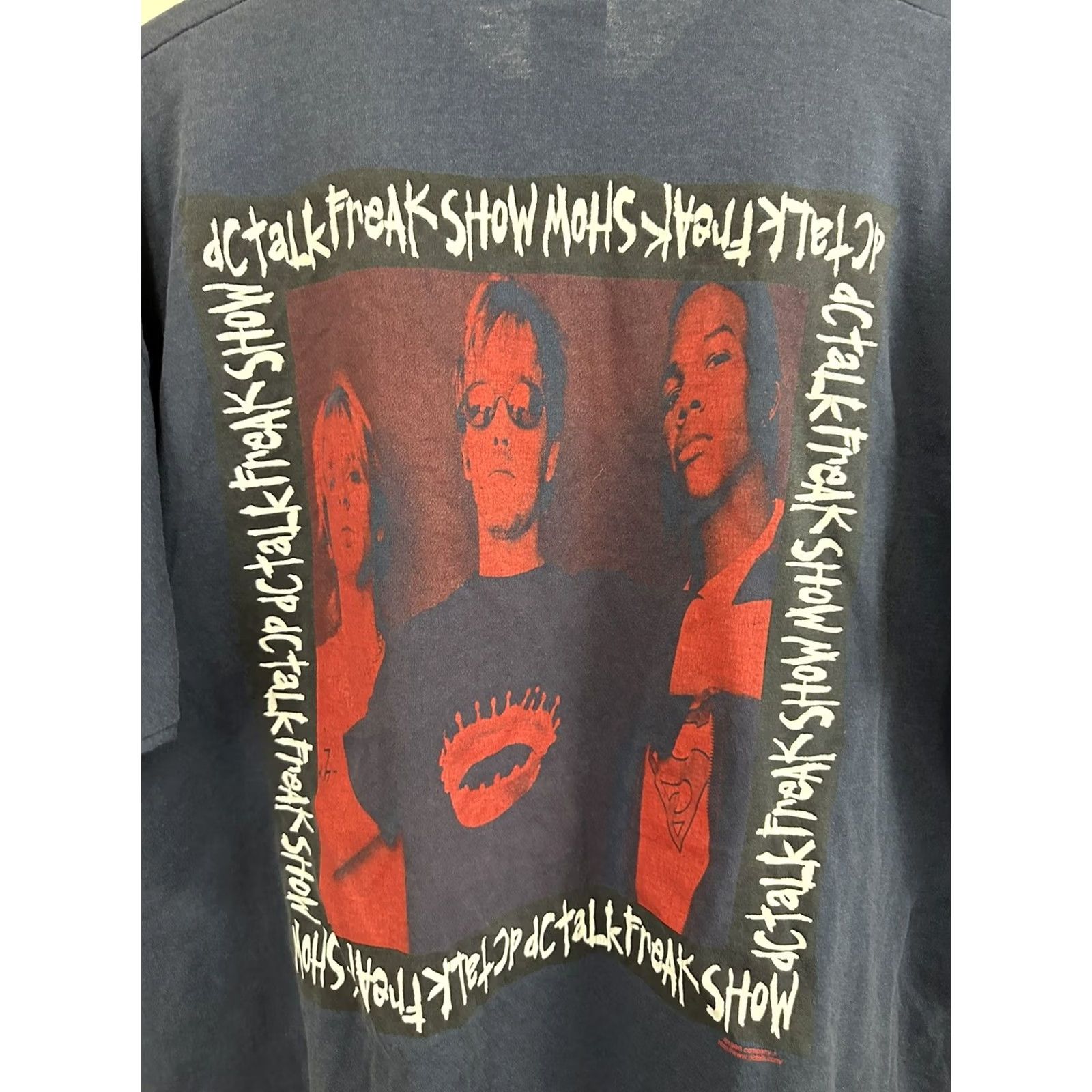 Fruit Of The Loom VTG Jesus Freak DC Talk 1996 Tour Concert Single Stitch T-Shirt XL Men Blue Band Rock Christian Rap Shirt Mens XL Size US XL / EU 56 / 4 - 3 Thumbnail
