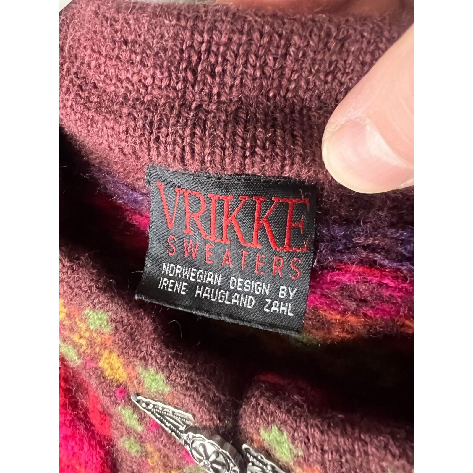 Vintage Vintage Vrikke Norwegian Sweater Womens Small Nordic Fair Is Size S / US 4 / IT 40 - 4 Thumbnail