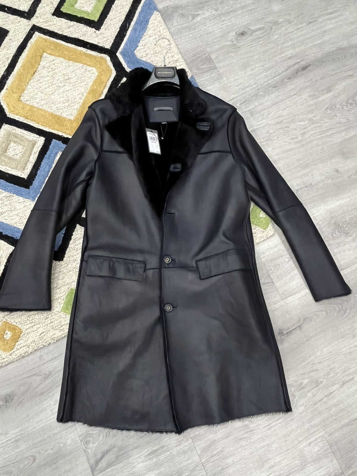 John Varvatos Shearling coat. Size EU 46 US 36. Small-medium Size US S / EU 44-46 / 1 - 3 Thumbnail