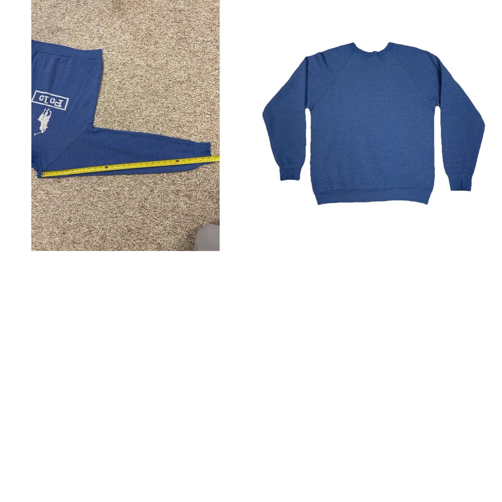 Fruit Of The Loom VINTAGE Fruit of the Loom Sweatshirt Crewneck unisex Adults L Blue logo 90s USA Puffy graphics Man On Horse Size US L / EU 52-54 / 3 - 8 Thumbnail