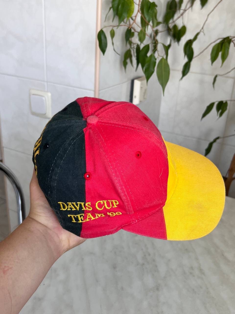 Designer Davis Cup 1999 Germany Deutschland Flag Cap Size ONE SIZE - 5 Thumbnail