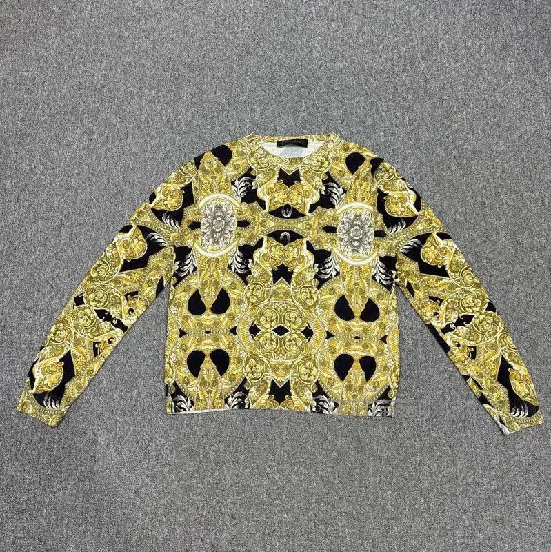 Versace Versace Multicolor Cotton Men's Sweater . Size US M / EU 48-50 / 2 - 1 Thumbnail