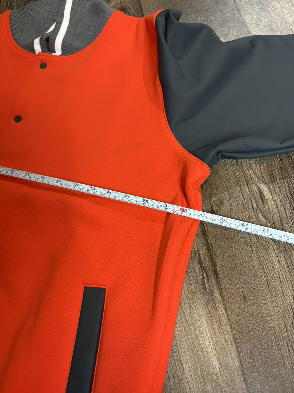 Nike Nike Team Varsity Letterman Jacket Orange DJ5971-820 Mens XL Size US XL / EU 56 / 4 - 5 Thumbnail