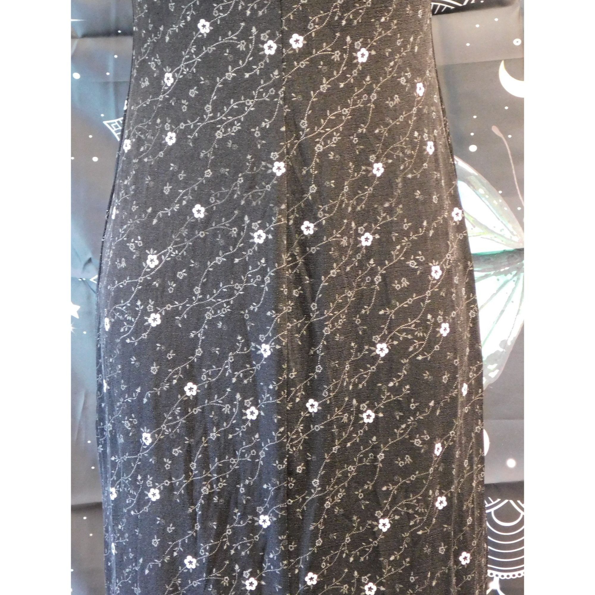 Other Gothic Floral Sheath Dress With Button Neck Size S / US 4 / IT 40 - 3 Thumbnail