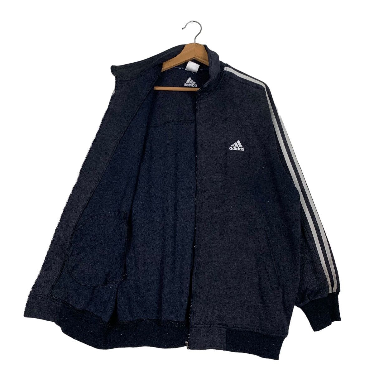 Adidas ADIDAS Embroidery Small Logo Track Top Sweater #0566-C26 Size US XXL / EU 58 / 5 - 10 Thumbnail