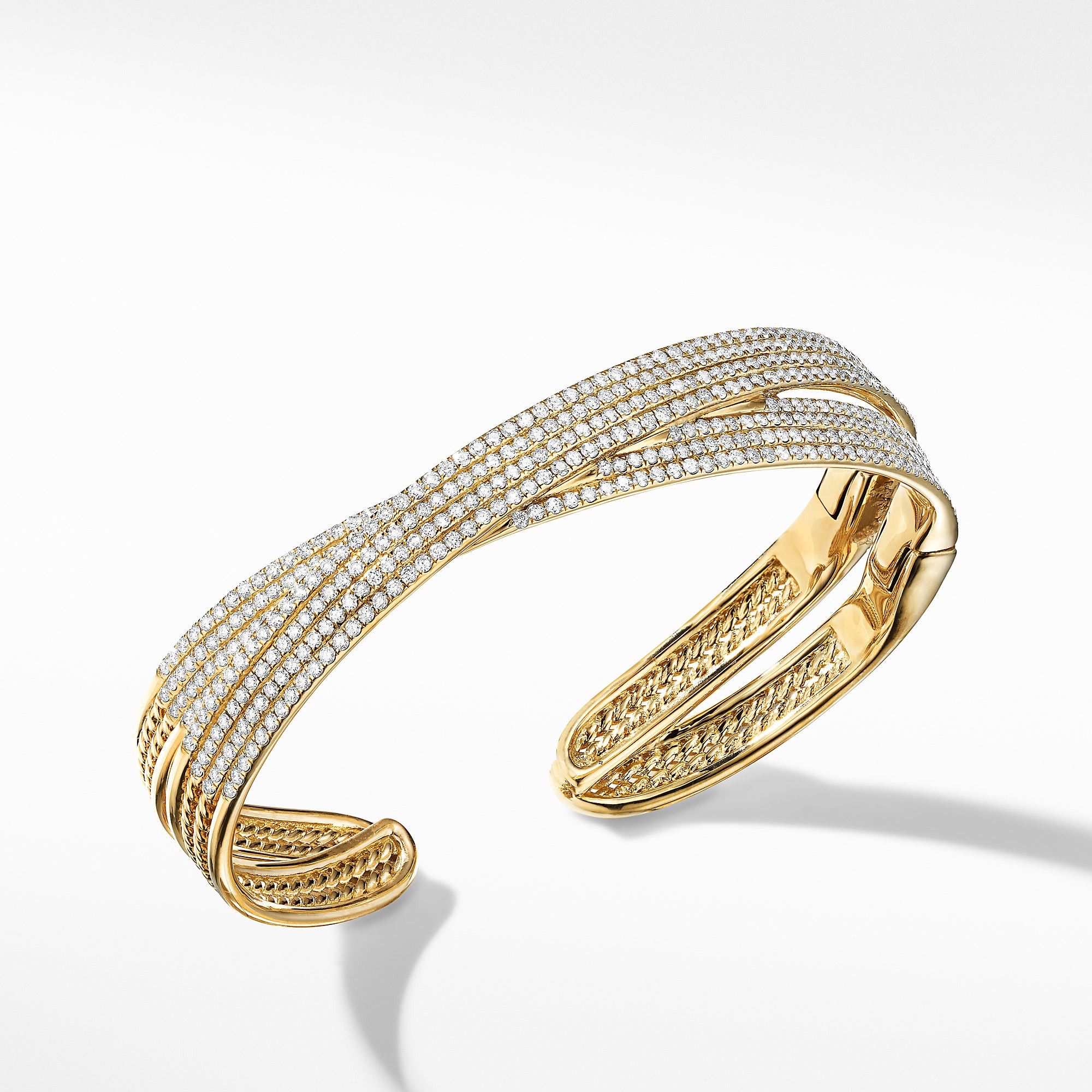 David Yurman oc11z1025 B14632D DY Origami Cuff Bracelet in 18K in Golden Size ONE SIZE - 1 Thumbnail