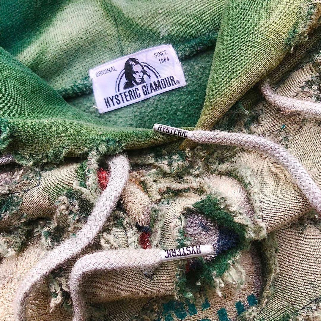 Hysteric Glamour Hysteric Glamour Reconstructed Hoodie BORO Size US M / EU 48-50 / 2 - 9 Thumbnail
