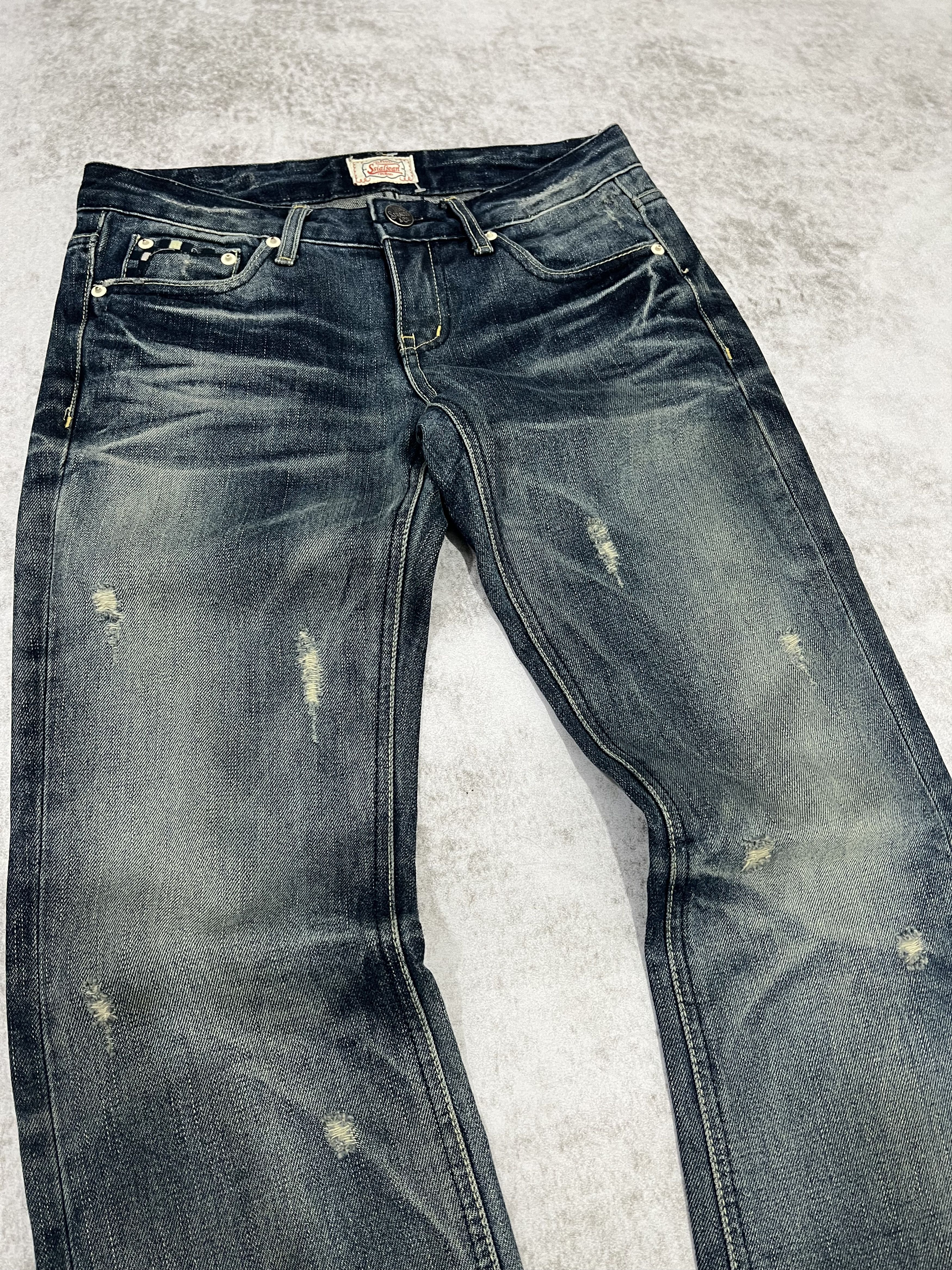 Other 2000s ssial jeans acid wash flared denim pants y2k Size US 29 - 3 Thumbnail