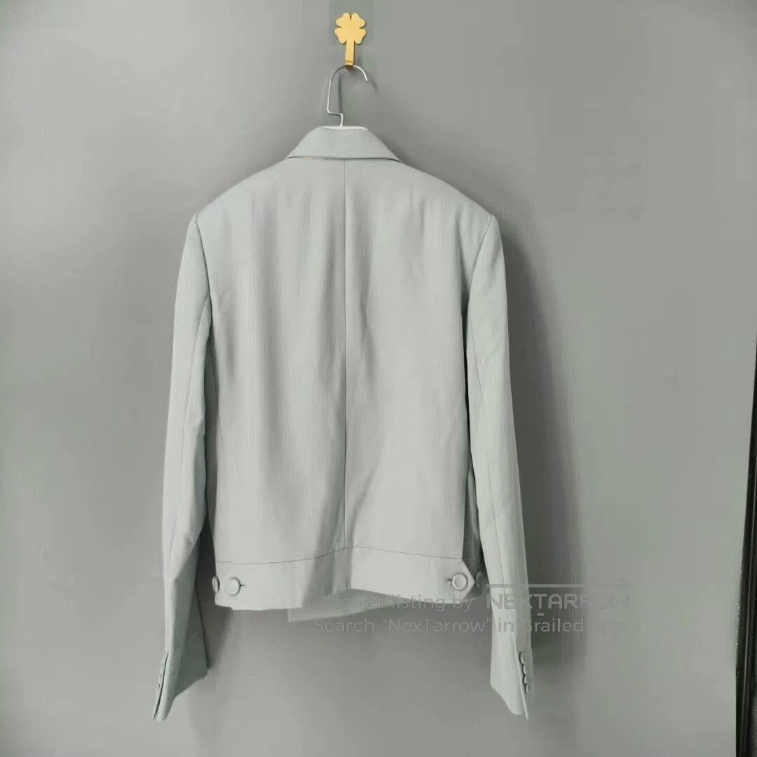 Dior Dior Qblique Mint Wool Suit Jacket for Men. Size US M / EU 48-50 / 2 - 2 Thumbnail