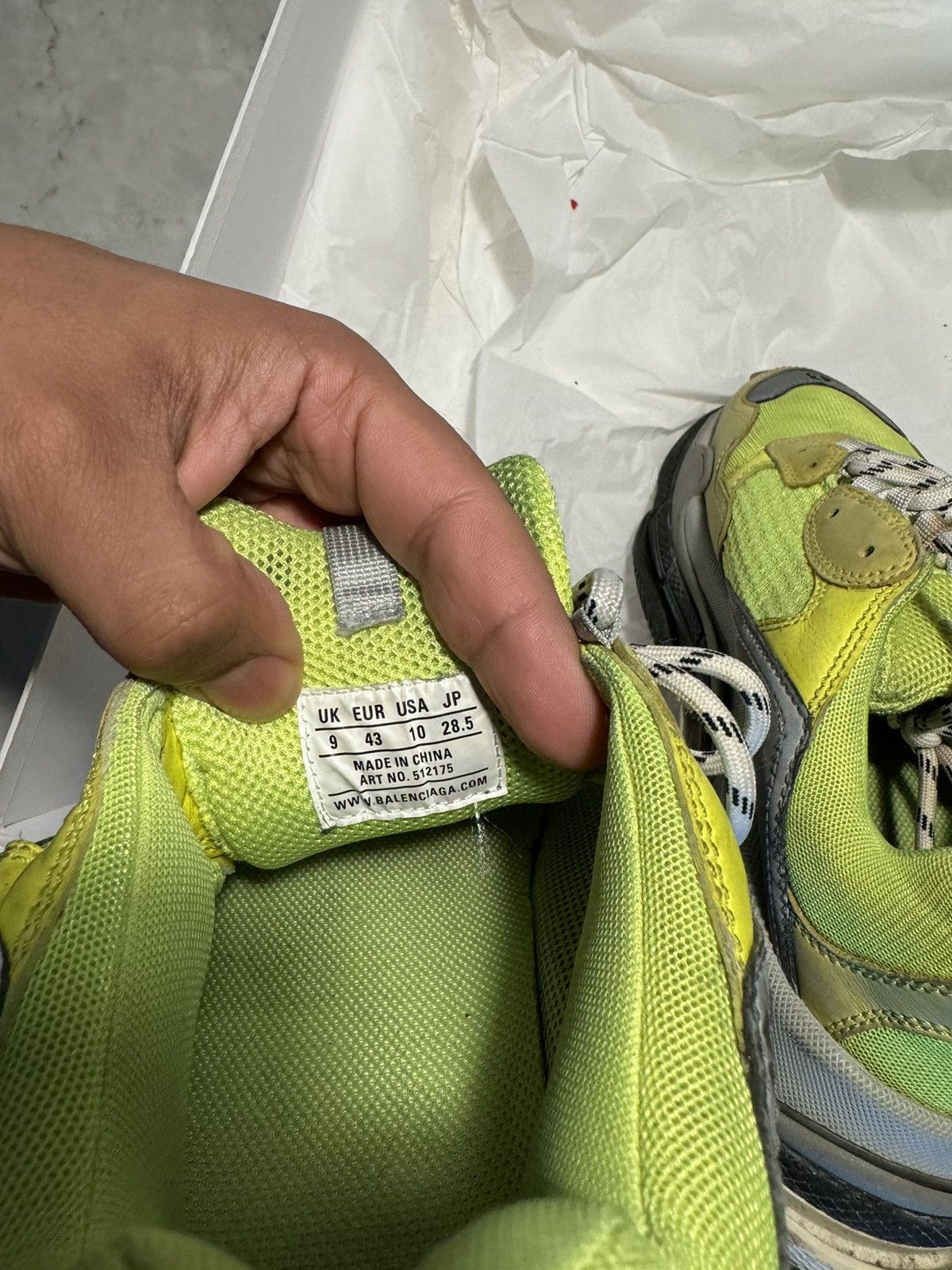 Balenciaga Balenciaga Triple-S Sneaker Size US 10 / EU 43 - 7 Thumbnail