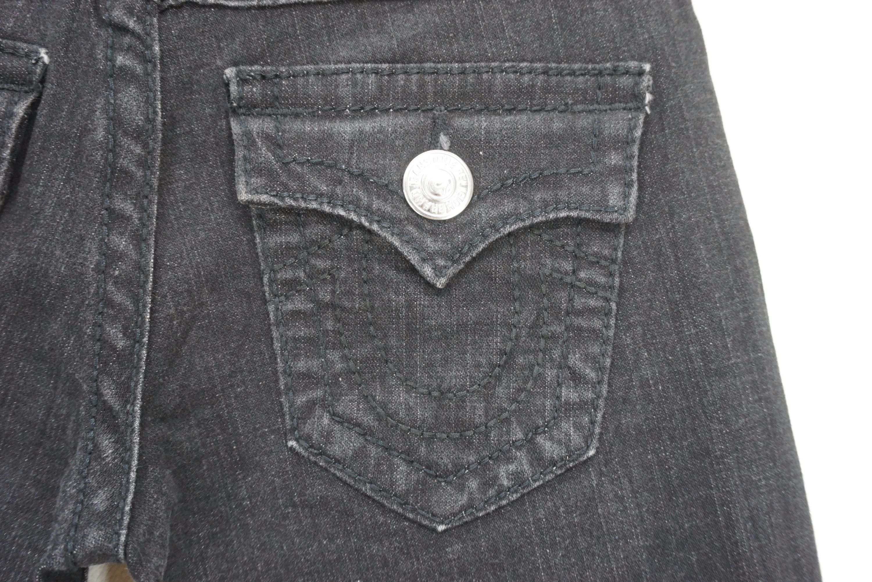 True Religion Billy Big T Jeans fit W27xL30 Low-Rise Denim Made in USA Size 26" / US 2 / IT 38 - 7 Thumbnail