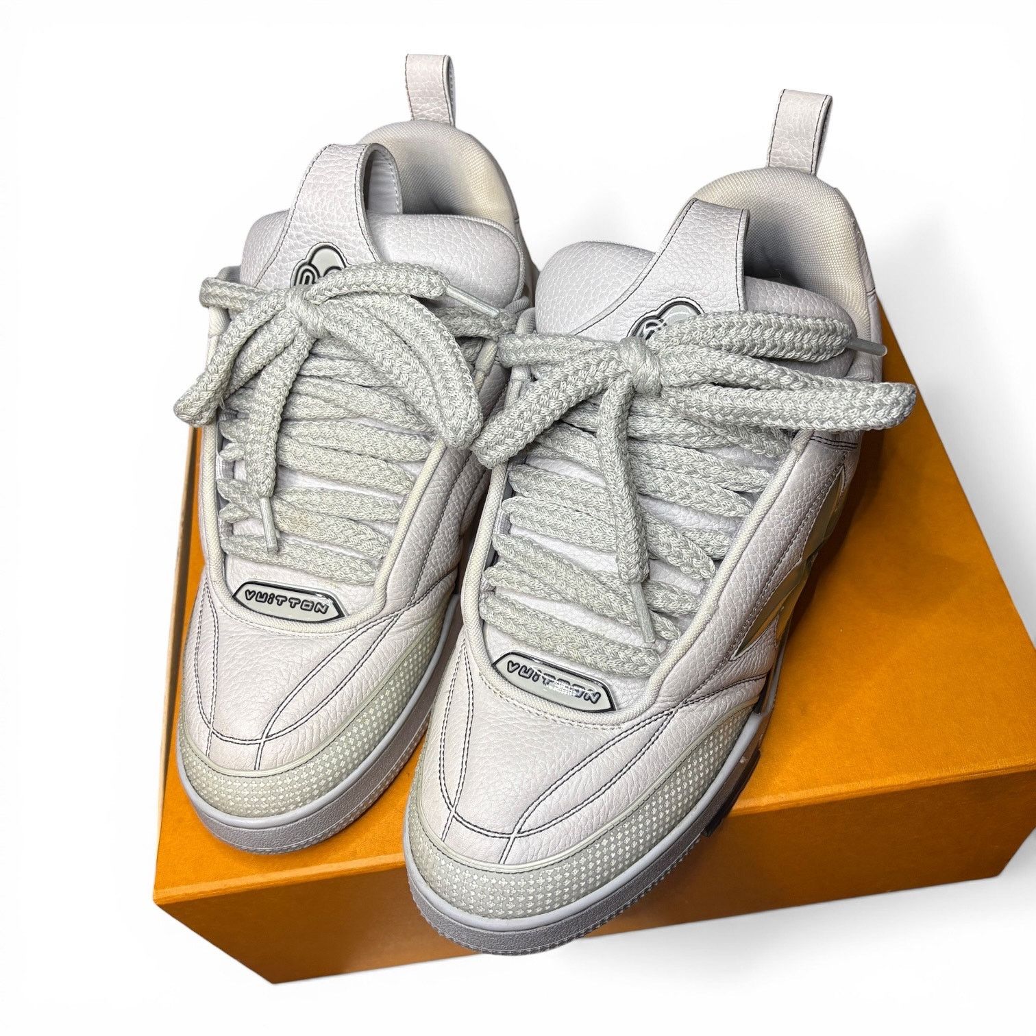 Louis Vuitton Louis Vuitton LV Skate Sneakers Grey | Size 10LV Size US 12 / EU 45 - 5 Thumbnail